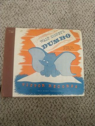Walt Disney Dumbo 3 78 Rpm Victor Records From The Movie Sound Track 1941