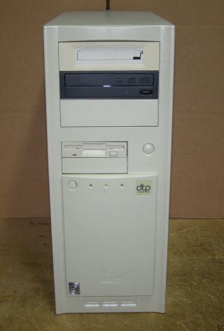 Vintage Retro Pc Atx Computer Case Tower