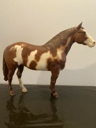 Vintage Traditional Breyer Model Horse - Pinto Paint Adios Mold