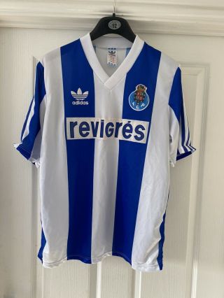 1990 - 92 Vintage Fc Porto Home Shirt.  Very Rare.  Size M