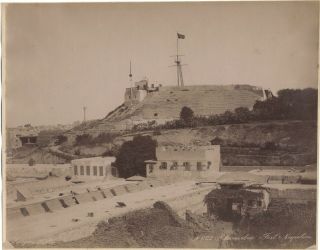 Egypte Alexandrie Fort Napoléon France Photographie Vintage Albumine C1880