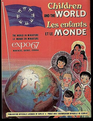 52 Page Coloring Book Scenes Of All The Countries Present At Expo67 In Montreal