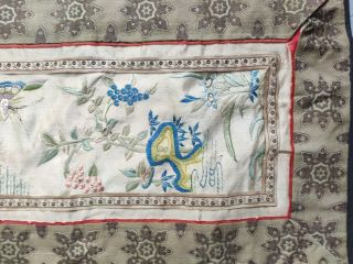 Vintage Chinese silk embroidery panels 3