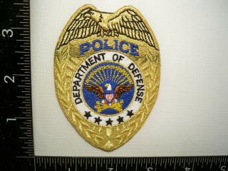 Vintage Federal Dod Defense Police Seal Patch Washington,  Dc Pentagon Security