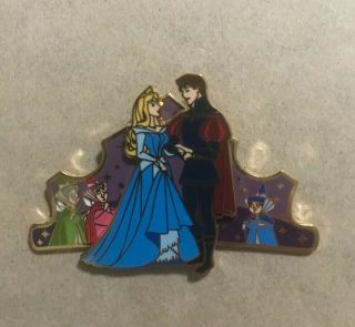 Disney Pin Sleeping Beauty Princess Aurora With Prince Phillip W Fairies Retired