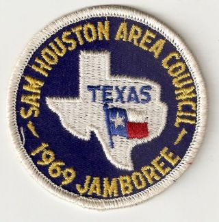 1969 National Scout Jamboree Sam Houston Council Jcp Contingent Patch
