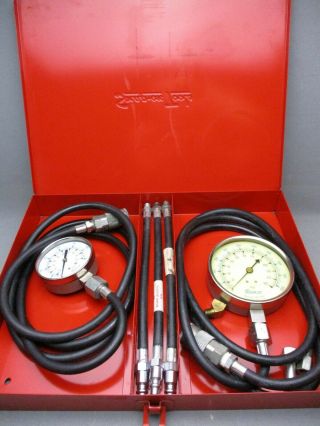 Vintage Snap - On Automatic Transmission Pressure Gauges With Metal Case Kra141