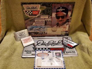 Vintage Dale Earnhardt Chevrolet Dealership Items Package.