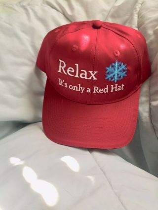 Relax Snowflake It’s Only A Red Hat Donald Trump Embroidered Hat