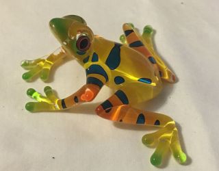 Art Glass Frog Figurine