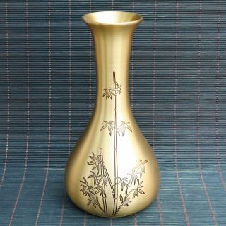 Chinese Exquisite Copper Handmade Make Of Vase 50075