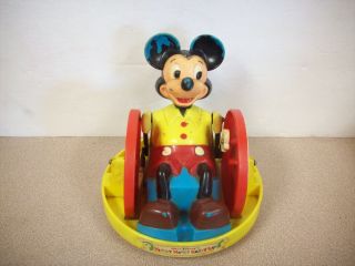 Vintage Marx Toy Mickey Mouse Krazy Kar Disney Productions
