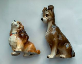Disney Lady And The Tramp Figurines Made In Japan