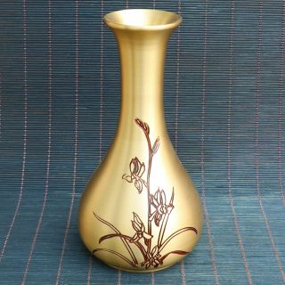 Chinese Exquisite Copper Handmade Make Of Vase 40075
