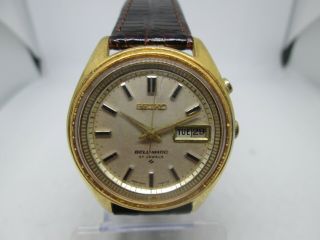 Vintage Seiko Bellmatic 4006 - 7020 Daydate Goldplated Automatic Mens Watch