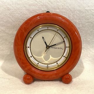 Vintage Tiffany & Co Miniature Travel Alarm Clock