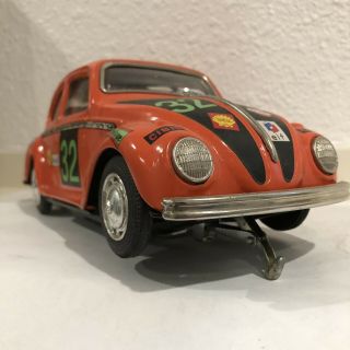 Taiyo Vintage,  Tin Volkswagen Love Love Beetle W/original Box Model C - 611