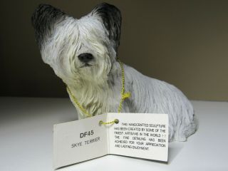 Canine Kingdom Collectible Figurine Skye Terrier Dog Df45