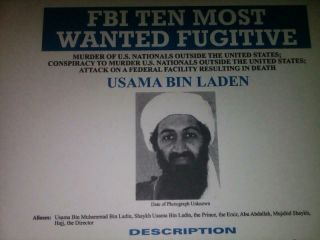 Usama Bin Laden,  Wanted By The FBI Poster,  FBI Most Wanted Poster 2