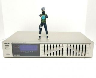 Vintage Technics Sh - 8044 Stereo Graphic Equalizer -