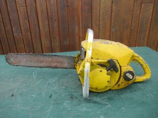 Vintage Canadien 270 Chainsaw Chain Saw With 16 " Bar
