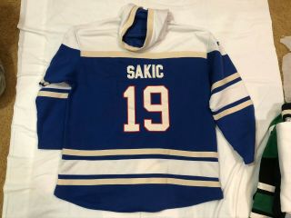 Joe Sakic Quebec Nordiques Oldtime Hockey Vintage Throwback Hoodie Xxxl Jersey