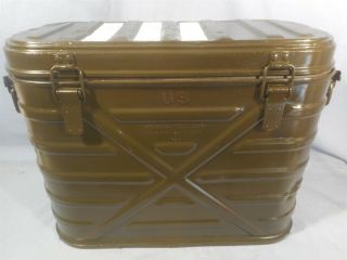 Vintage Us Military Mermite Food Hot Or Cold Cooler Storage Insulated Container