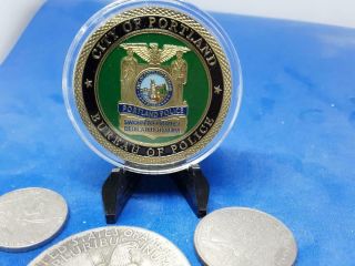 City Of Portland Oregon Police Department Officers Challenge Coin