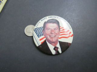 .,  / Ronald Reagan - Make America Great Again Pin - Back Button