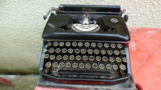 Machine à écrire Erika N° 8 Vintage Typewriter Portable Années 20 - 30