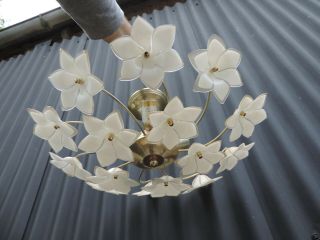 Luste Plafonnier Murano Lampe Vintage Murano Venini Ceiling Lamp Pendant Light