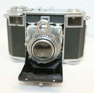 Vintage Zeiss Ikon Contessa 35mm Film Camera W/ Tessar 45mm 2.  8 Lens -