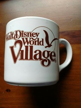 Vintage Walt Disney World Village Coffee Mug