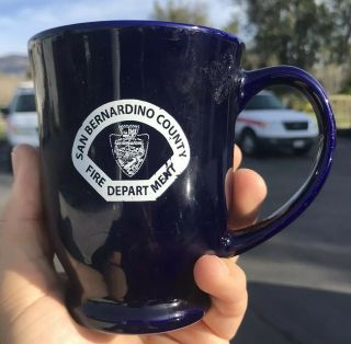San Bernardino County Fire Department Mug Cup Coffee