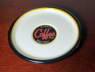Disney Theme Perks Mickey ' s Really Swell Coffee Brand Espresso Cup And Saucer 3