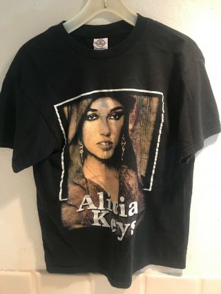 Vintage 2005 Alicia Keys Diary Tour T - Shirt Medium