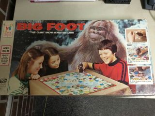 Vintage Board Game Big Foot The Giant Snow Monster Game 1977 Milton Bradley