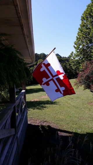 Historic Maryland Flags Maryland 3x5 Ft Flag Crossland Banner