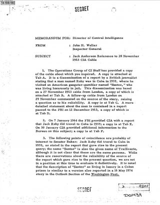 John F.  Kennedy Assassination: Jack Ruby CIA Files 3