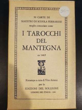 I Tarocchi Del Mantegna Limited Edition Tarot Deck (vintage,  1981)