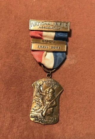 National Rifle Association Nra Vintage 1958 Small Bore Club Member Trophy Medal