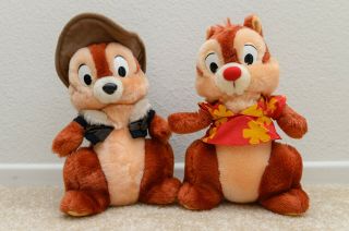 Vintage Chip And Dale Rescue Rangers Disney Plush 12 " Applause