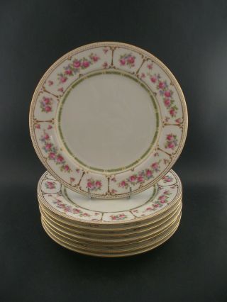 Set 8 Royal Doulton Vintage China Tea Plates C1903 Robert Allen Ra5788 E2942