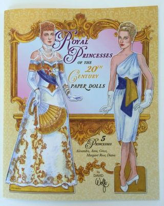 Royal Princesses Of The 20th Century Paper Dolls - Princesses Diana & 4 More