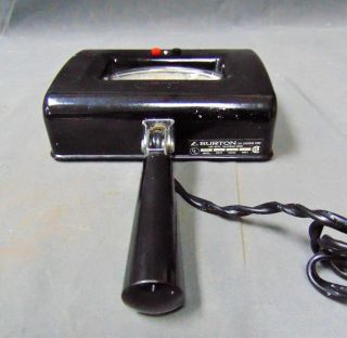 Vintage Burton Uv Hand Held Examination Lamp Model 9312 Black 115v