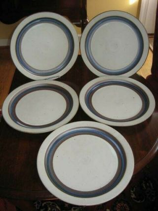 Vintage Otagiri Horizon Dinner Plates,  Set Of 5