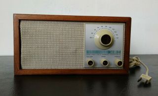 Vintage Klh Model Twenty One 21 Fm Table Radio