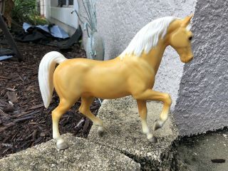 Vintage Breyer Horse 4 Faith Family Arabian Stallion Matte Yellow Palomino Fas