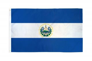 El Salvador 3’x5’ Flag / Bandera De El Salvador 3’x5 (incluye Regalito Sorpresa)