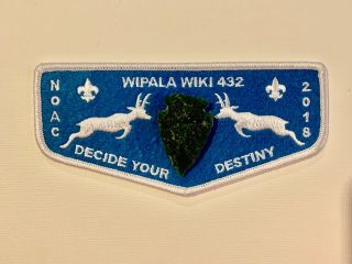 Wipala Wiki Lodge Noac 2018 Unique 3d Stone Arrowhead Oa Bsa